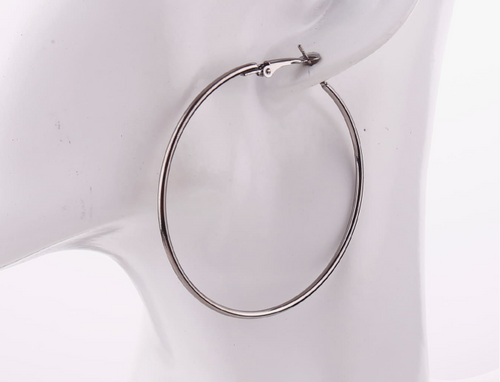 3 Pairs Minimalist Hoop Earrings